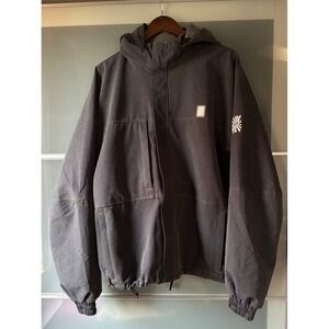 686 Mens DOJO Shell Jacket Black Denim InfiDRY 20k Ski Snowboard Medium